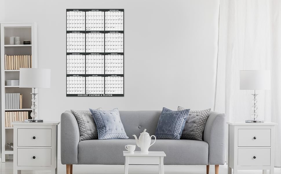 2026-2027 calendar wall