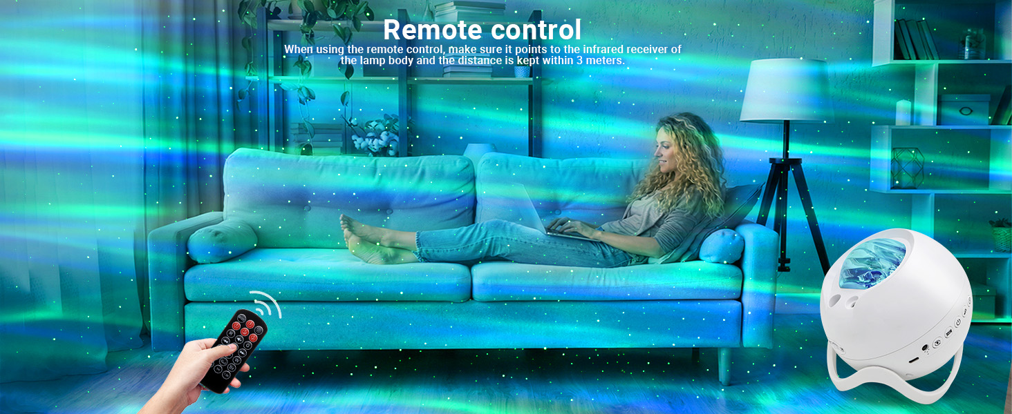 northern lights projector bedroom