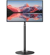 UPGRAVITY TV Stand with Mount for 45-65 inch Flat/Curved Screen up to 77lbs, TV Floor Stand w/Pow...