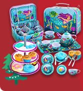 BU6 Chirstmas teapot set