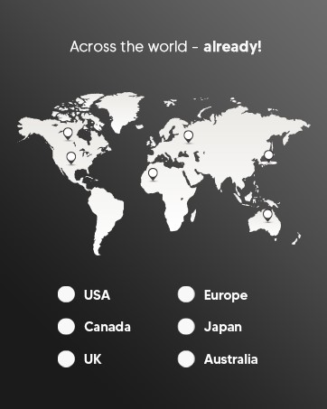 across the world