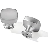 khtumeware 10 Pack Knob Brushed Nickel Cabinet knobs,Satin Nickel Solid Heavy-Duty Bifold Closet ...