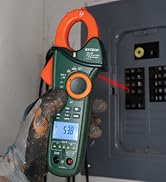 Extech EX623A 600A AC/DC Clamp Meter with IR and Dual Type K