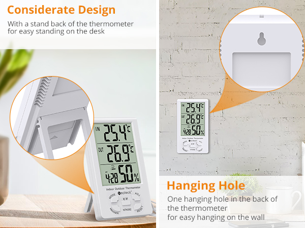 3 in 1 Thermometer Hygrometer