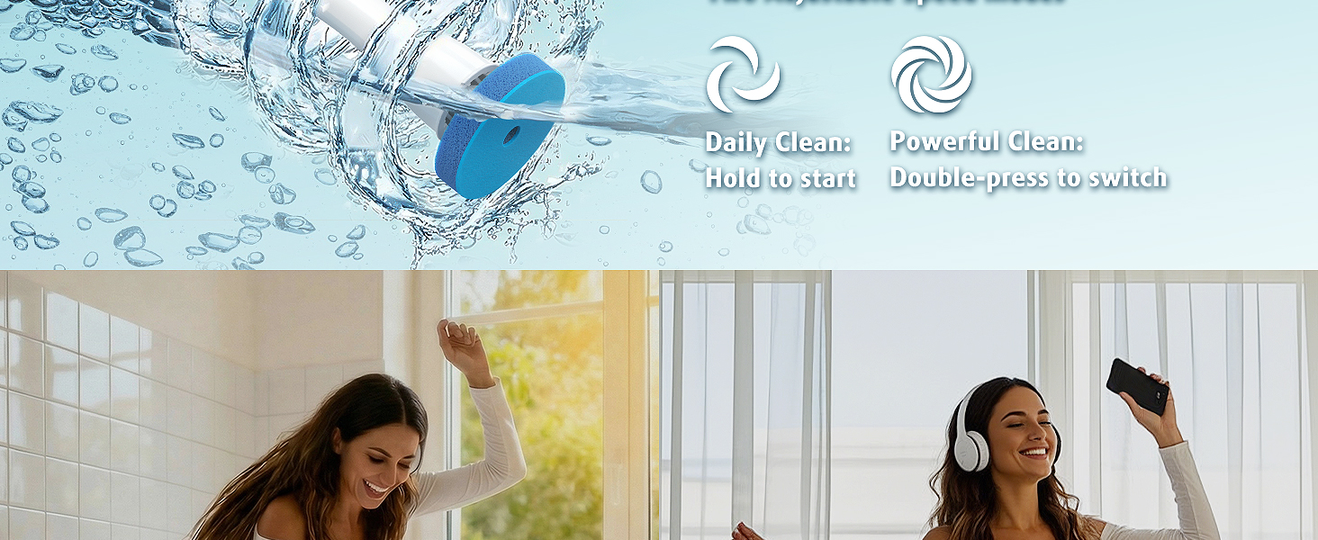 Hands-Free Electric Toilet Brush