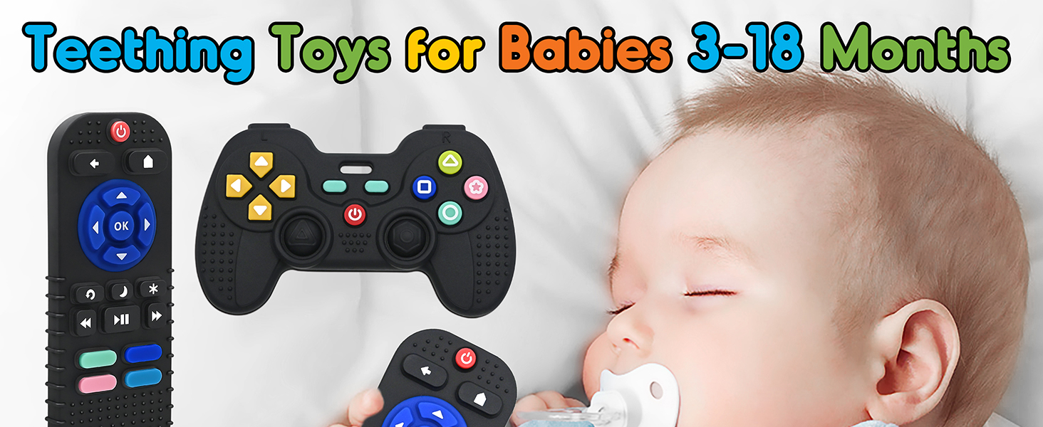 Baby Teething Relief Toys for 3 6 9 12 Months Essentials