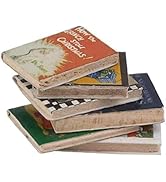 6Pcs Mini Books, 1:12 Dollhouse Miniature Ornament, Book Model Colorful Dolls Books, Pocket Art D...