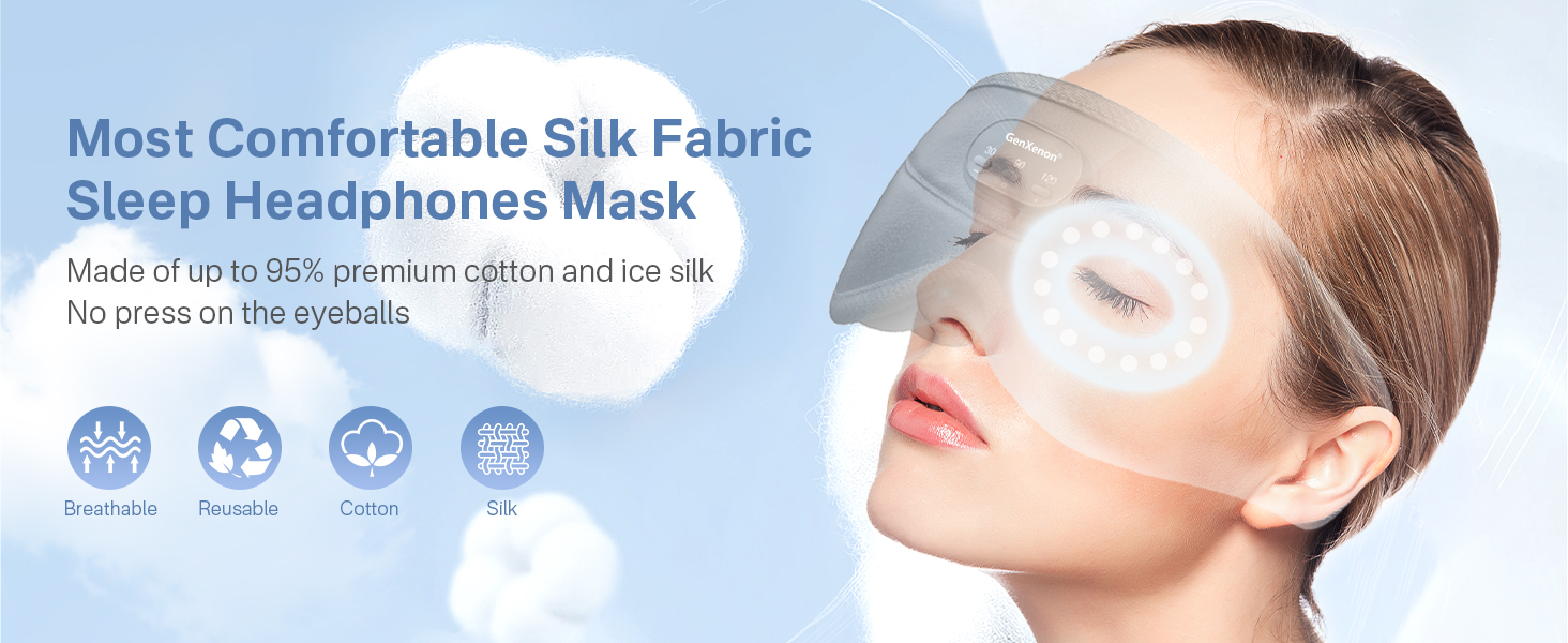 sleep mask with bluetooth headphones for men