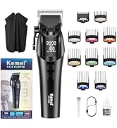 KEMEI 1858 Professional Hair Clippers for Men, Rechargeable Barber Clipper for Hair Cutting, Cord...