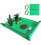 Large Repotting Mat for Plant Transplanting and Mess Control 39.5"x 31.5" Thickened Waterproof Po...