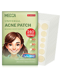 Acne Patches for Face - Hydrocolloid Bandages (108 Count) Pimple Patches for Face in 2 Universal Siz...