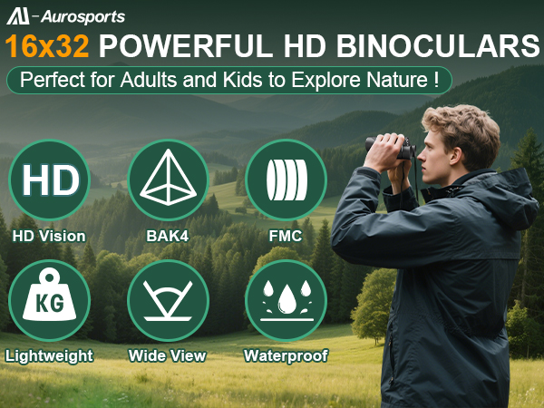 16X32 binoculars for adults