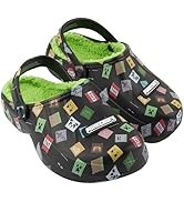 Get Trend Clogs for Boys, Fleece Lined Slip On Shoes with Back Strap, Non Slip Indoor Outdoor Sli...