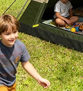 4 person instant tent setup