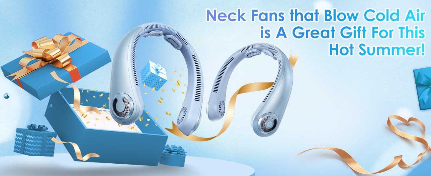 neck fan rechargeable cold air