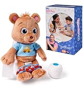 Ms. Rachel Potty Time with Bean, 11” Plush Teddy Bear with Play Toilet &amp; Accessories, Toddler Toy...