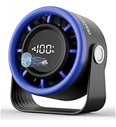 Gaiatop Small Personal Desk Fan, 4000mAh Rechargeable Battery Powered Fan for Bedroom Dorm, Bedsi...