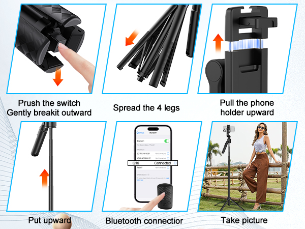 Auto Face Tracking Gimbal Tripod