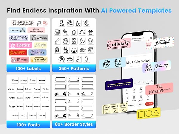 phomemo D30 A30 Label maker machine