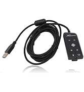 USB Sound USB to 3.5mm Jack Audio Adapter, USB Sound Card USB to 3.5mm Jack Audio Adapter, USB Ad...