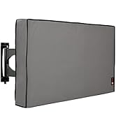 Outdoor Waterproof and Weatherproof TV Cover for 55 inch Outside Flat Screen TV - Cover Size 52''...