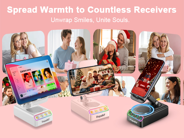 phone stand with speaker