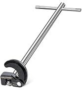 HAUTMEC PL0024 10" Basin Wrench Sink Faucet Wrench for Tight Spaces with Adjustable 3/8'' to 1-1/4''
