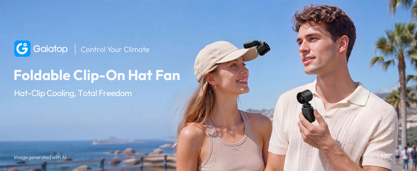 clip on fan for shirt mini fan clip on fan 3-speed 180° tilt outdoor travel running summer gifts