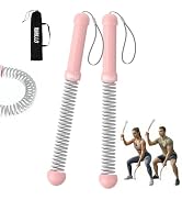 Ropeless Battle Ropes for Home Gym, Portable Cordless Weighted Battle Ropes with Storage Bag, Hig...