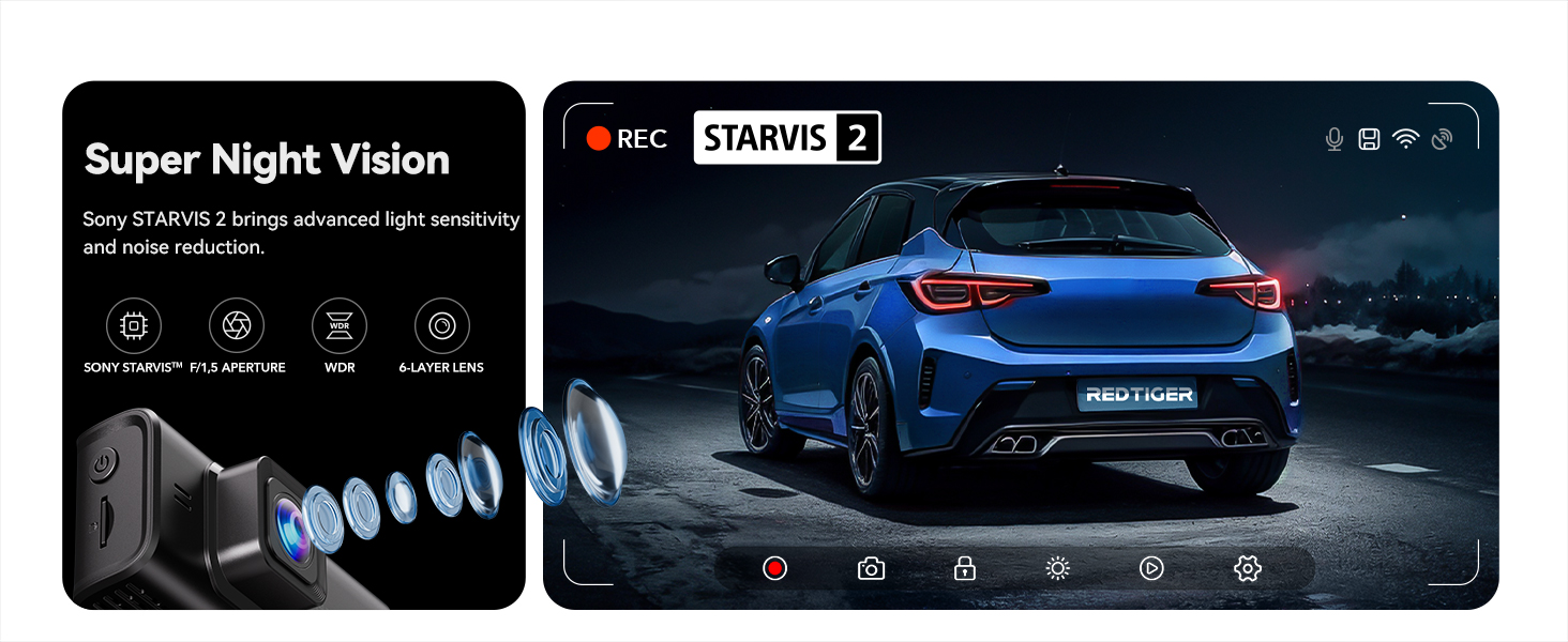 front and back dash camera for cars