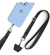 Lamicall Cell Phone Lanyard Crossbody 2 Pack - Adjustable Thicker Soft-Touch Strap with 2 Patches...