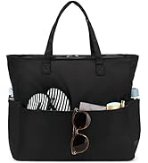 Waterproof Beach Tote Pool Bags for Women Ladies Extra Large Gym Tote Carry On Bag With Wet Compa...