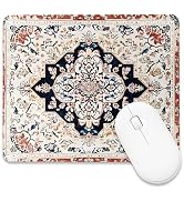 BLYKVGHQ Square Mouse Pad Oriental Mandala Floral Mousepad for Desk Easy to Slide Mouse Mat Squar...