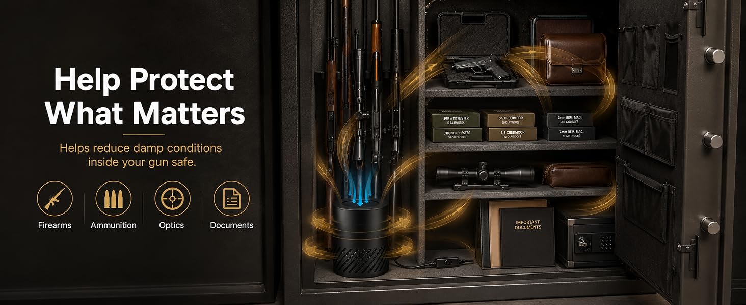 dehumidifier for gun safe