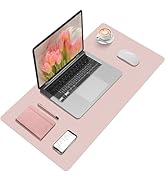 FreeNook Pink Desk Mat, 31.5"×15.7" Desk Matt for Desktop, Waterproof Keyboard Mat, Computer Mats...