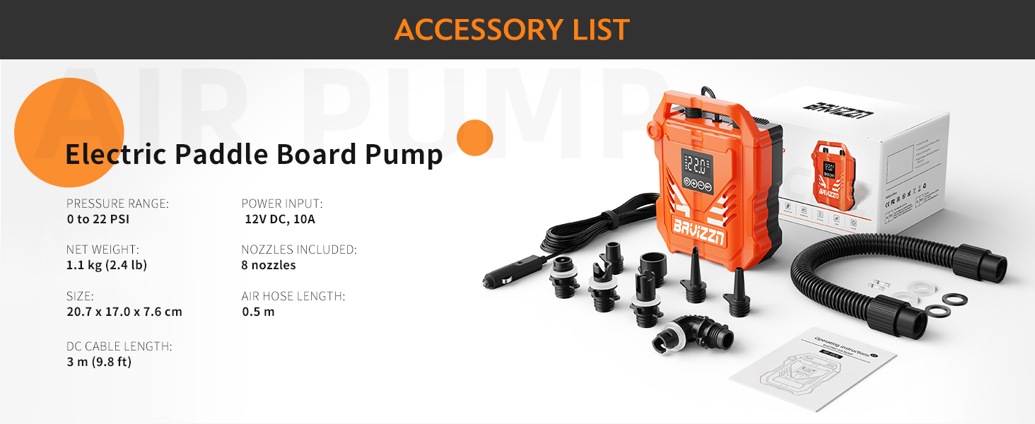 pump for paddle board