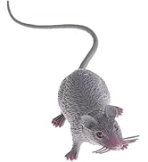 Zenarao Lifelike Fake Mouse Realistic Mice, Spooky Rat, Halloween Prank, Rubber Rat with Long Tai...