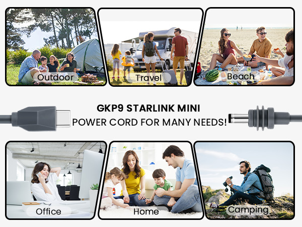 Starlink Mini USB C to DC Power Cable