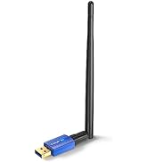 USB Bluetooth Adapter for PC, USB Bluetooth 5.3 Dongle, Long Range 492FT / 150M Bluetooth Stick R...