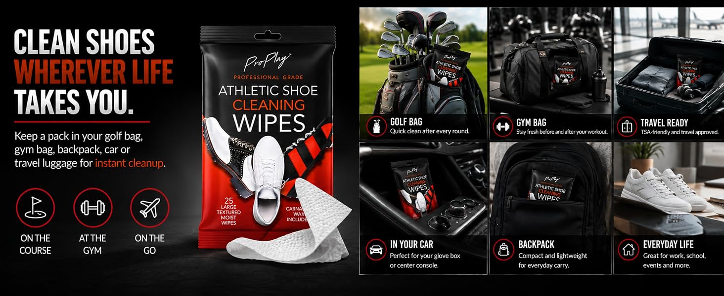 Golf Shoe Wipes