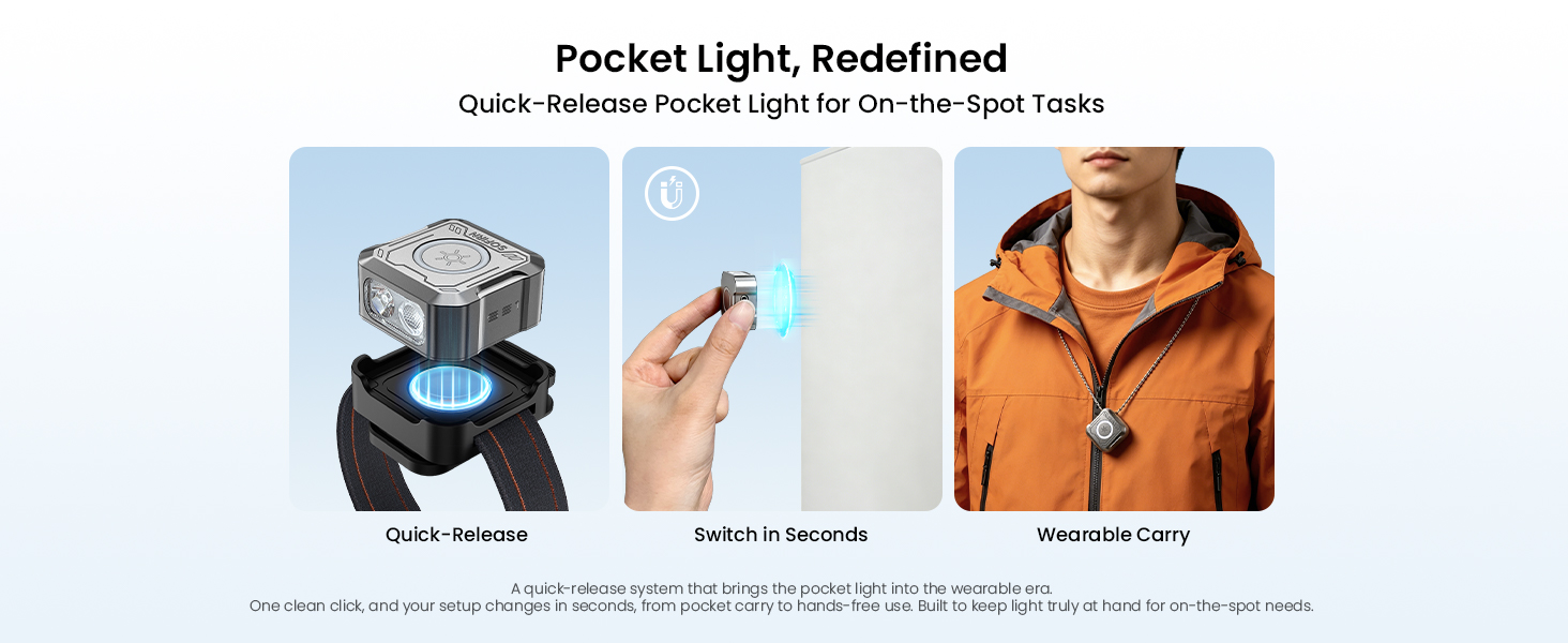 pocket light for on-the-spot tasks