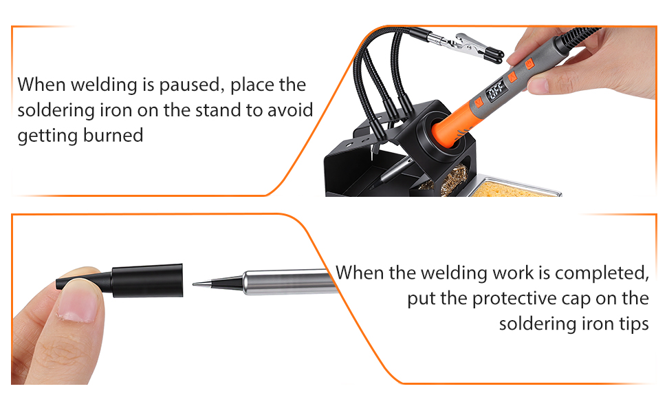 Soldering Iron Kit, 100W High Power LCD Digital Solder Iron Pen