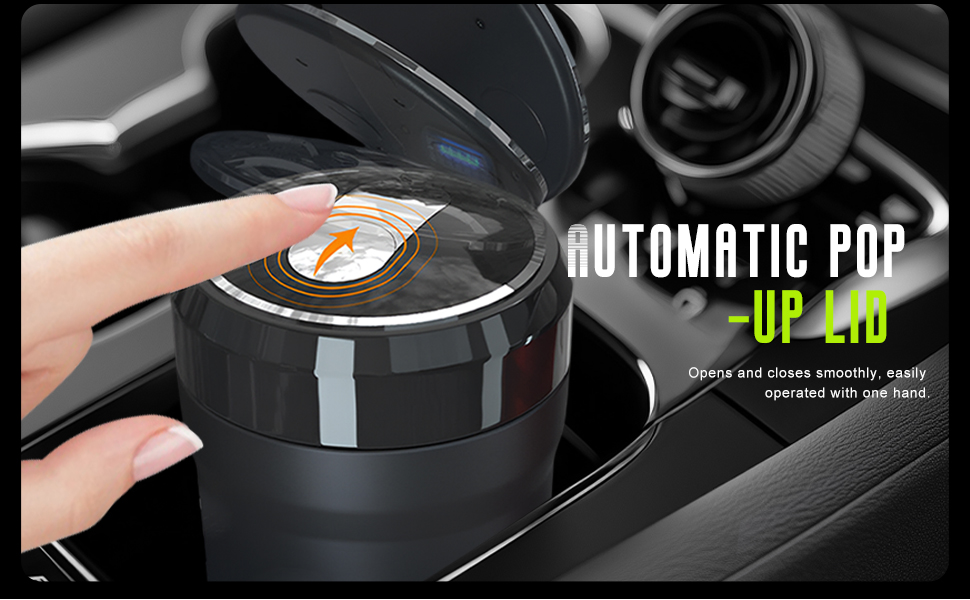 Car Ashtray with Lid