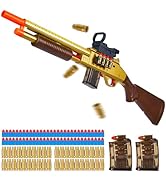Pump-Action Toy Shotgun,Shell Ejecting Sniper Rifle Toy Gun,Foam Dart Blaster with 60 Soft Bullet...