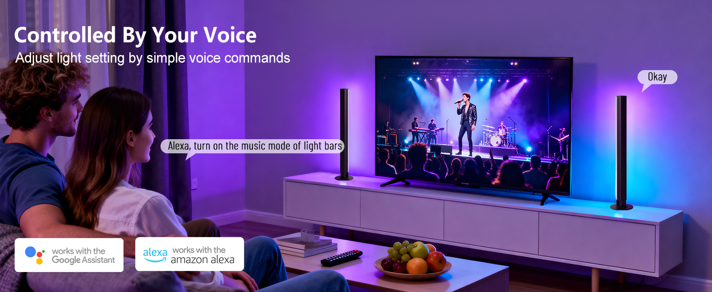 Smart RGB+IC LED Light Bars