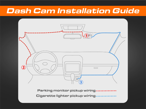 dash cam installation guide-plug and play super easy installation