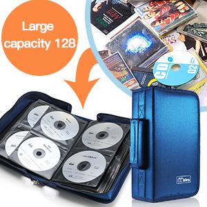 128 cd case blue