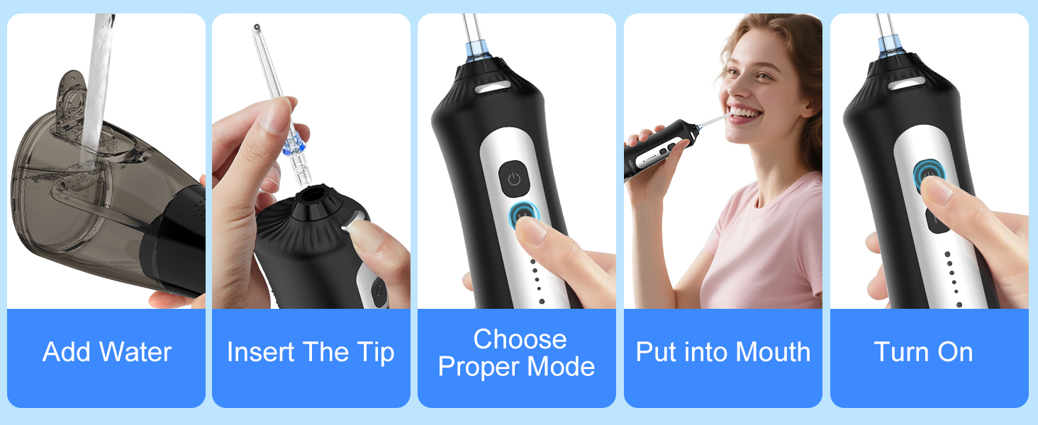 water flosser and toothbrush combo