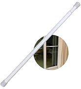 Evelots Sliding Door Security Bar-Adjustable Patio/Porch Anti-Theft Lock Guard, Child Proof-Adjus...