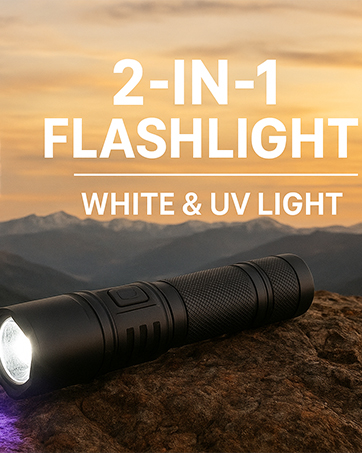 flashlight 2 in 1 flashlight for camping flashlight rechargeable high powered flashlight